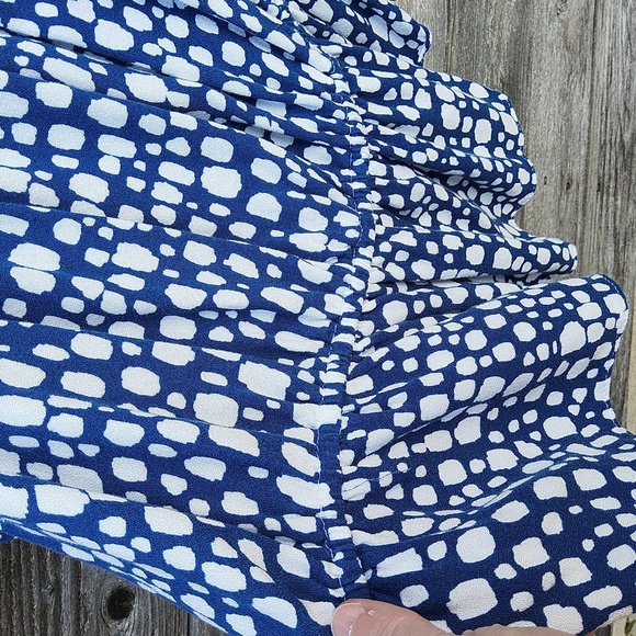 Eloquii Elements Blue & White Blouse Size 18/20 - Picture 5 of 9